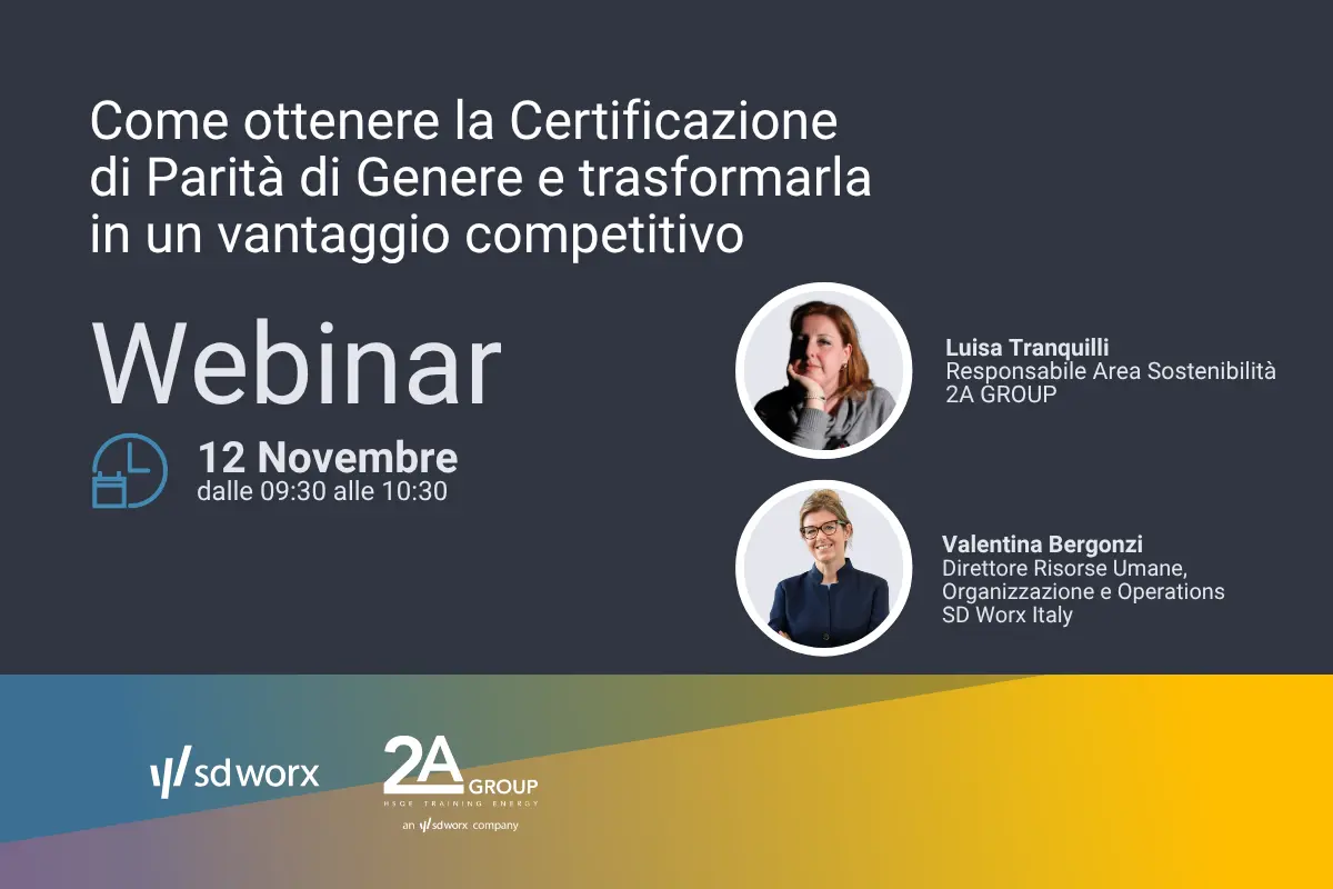IT Webinar certificazione parità genere
